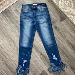KanCan jeans, high rise, fun details
